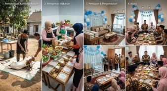 Cara Melaksanakan Aqiqah Anak dari Persiapan hingga Pembagian Daging